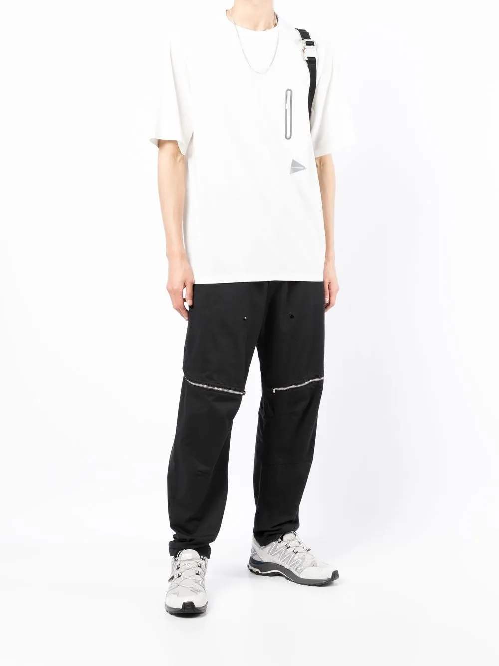 And Wander ジップディテール Tシャツ - Farfetch