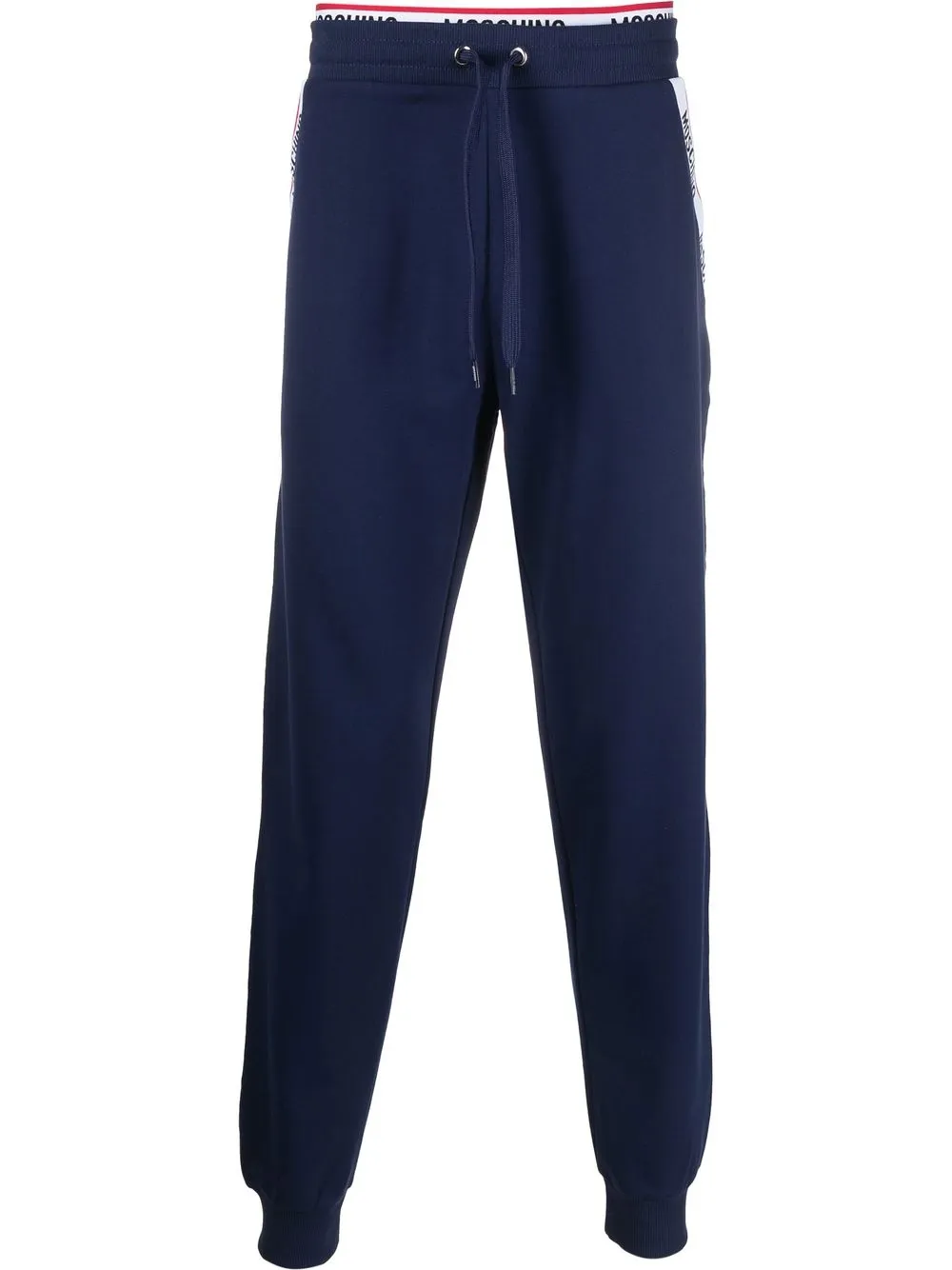 

Moschino pantalones con logo en la pretina - Azul