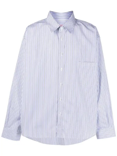 fine stripe cotton shirt | Martine Rose 
