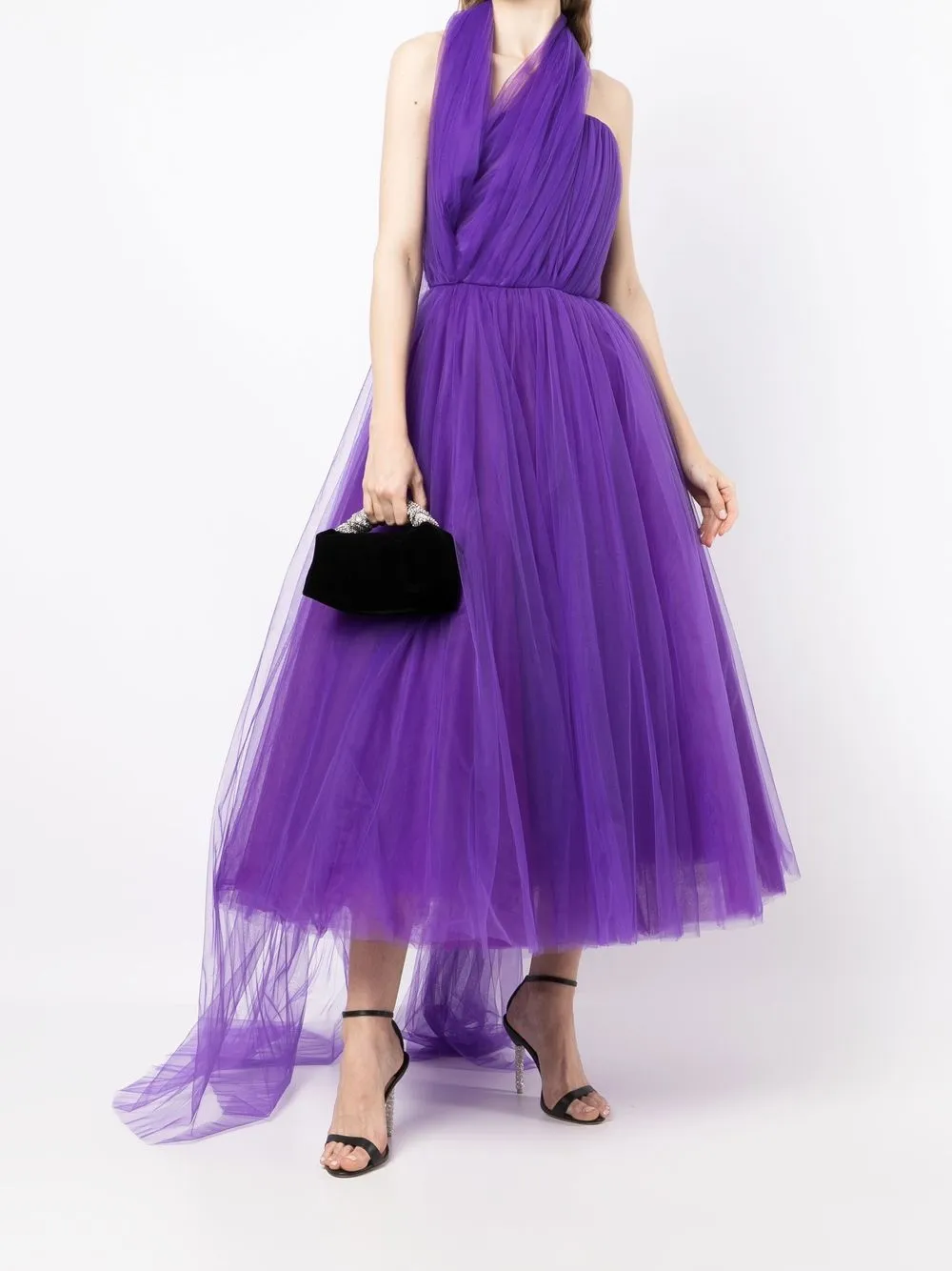 Tulle midi dress canada Clearance