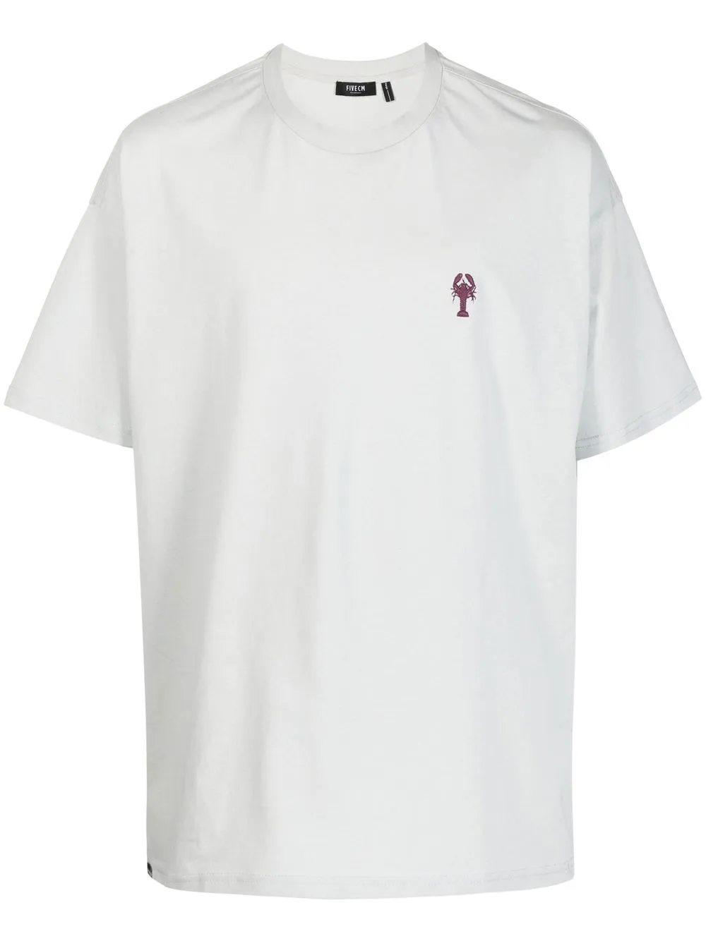 

FIVE CM playera con logo estampado - Gris