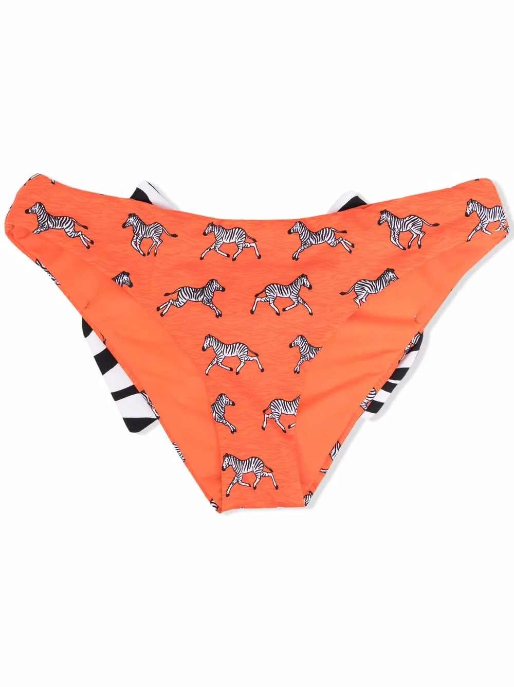 

MC2 Saint Barth Kids bikini bottom con moño - Naranja