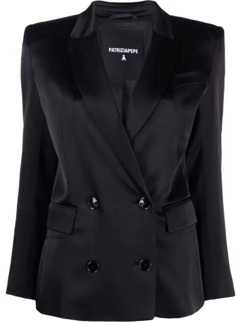 Patrizia Pepe shoulder pads double-breasted blazer