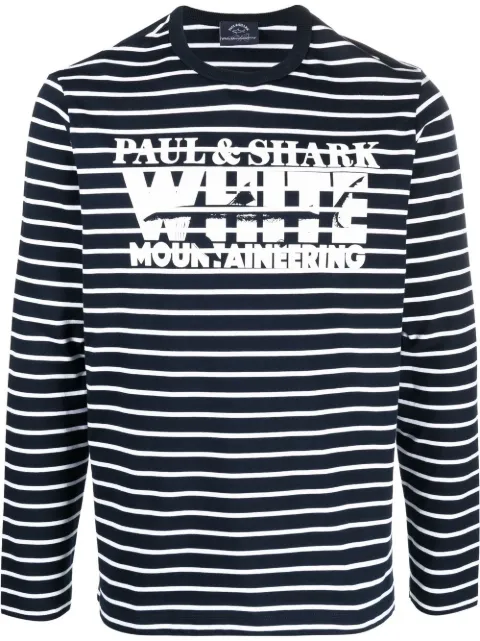 Paul & Shark playera con logo estampado