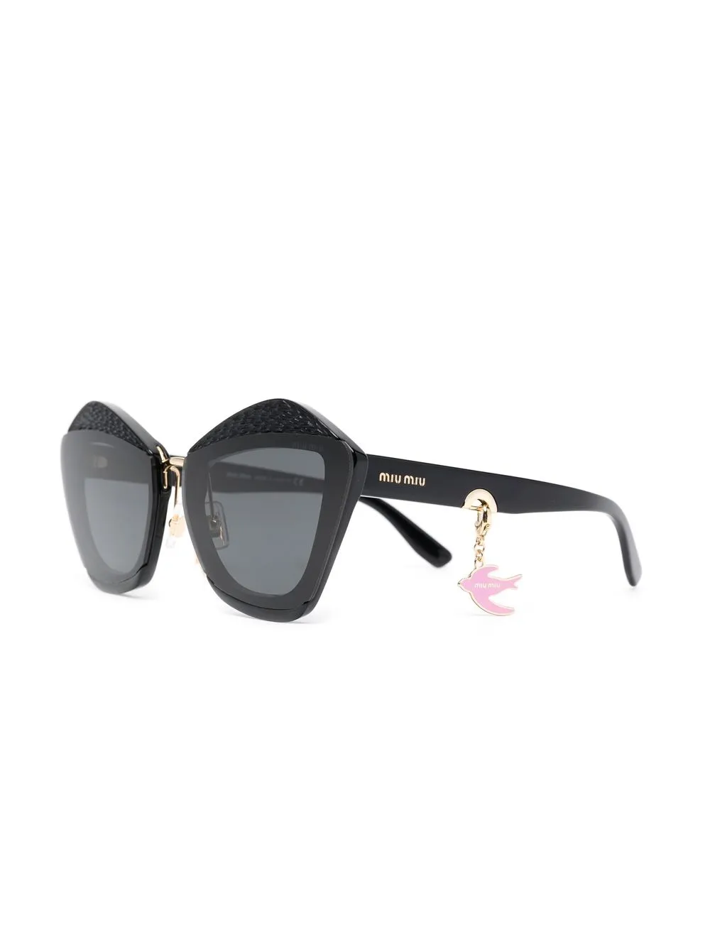 Miu Miu Eyewear charmdetail cateye Sunglasses Farfetch