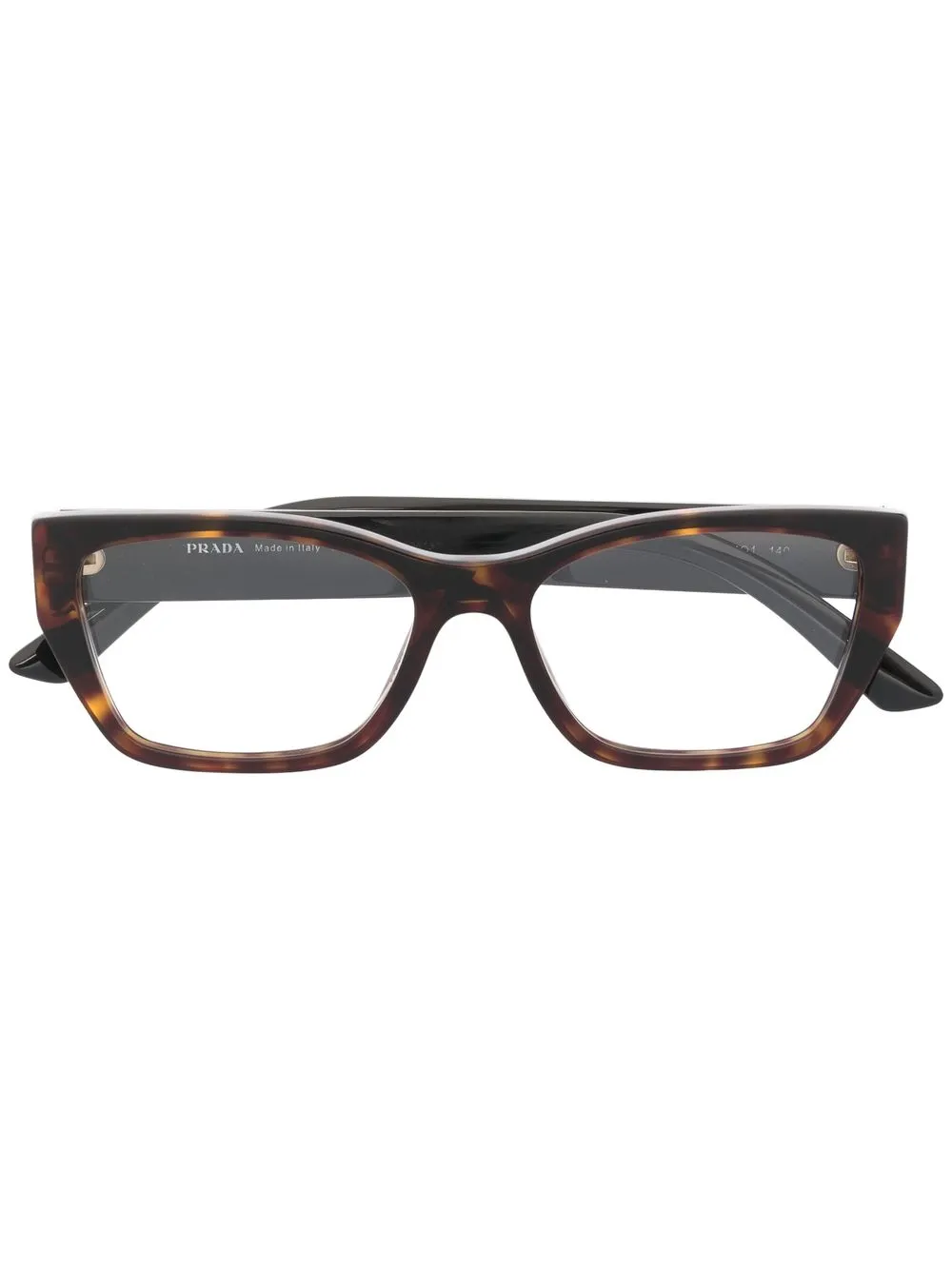 

Prada Eyewear lentes PR11YV con armazón rectangular - Marrón