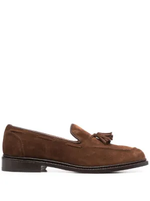 Tricker's Elton タッセル ローファー | ブルー | FARFETCH JP