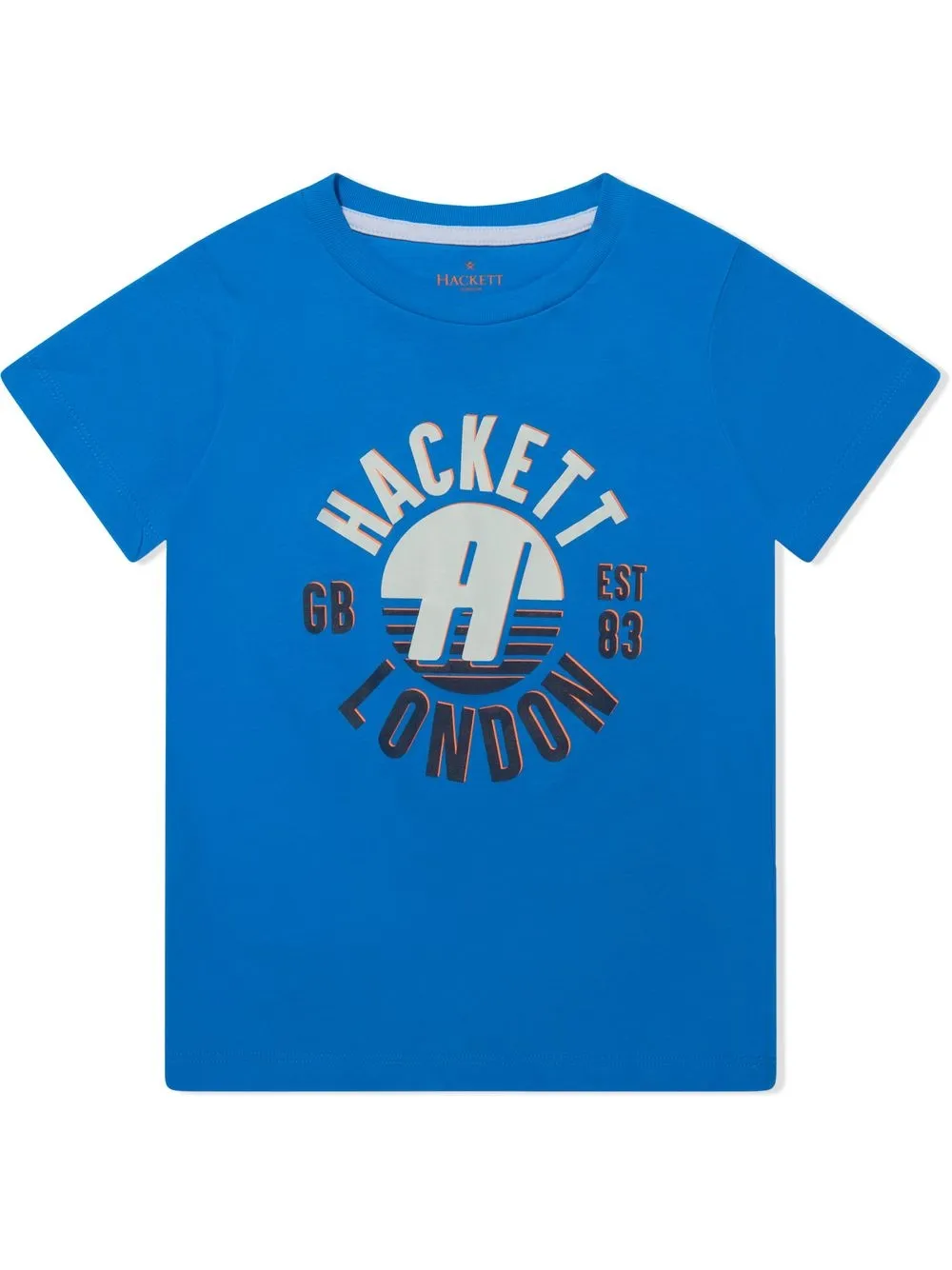 

Hackett Kids playera con logo estampado - Azul