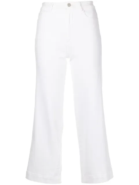 Adam Lippes high-waist cropped jeans