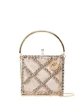 Rosantica crystal-embellished mini tote bag - Gold