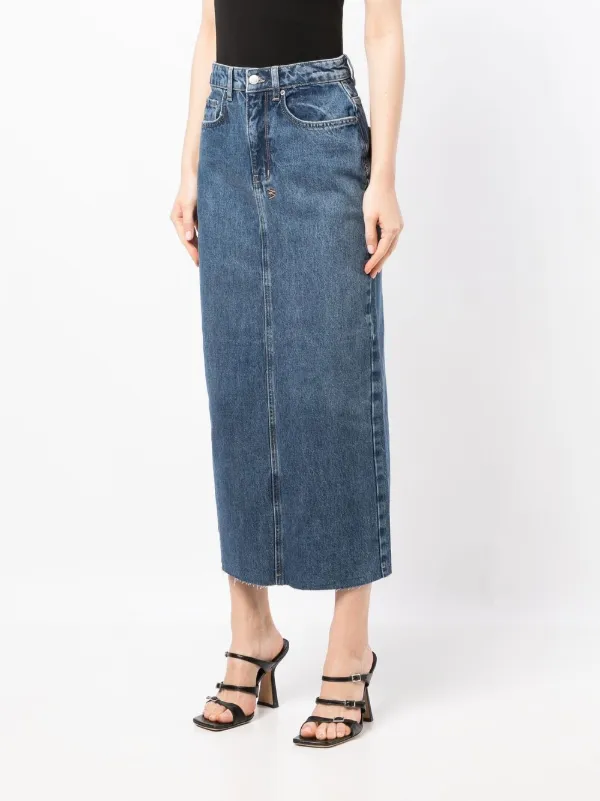 Ksubi Graduate Denim Midi Skirt - Farfetch