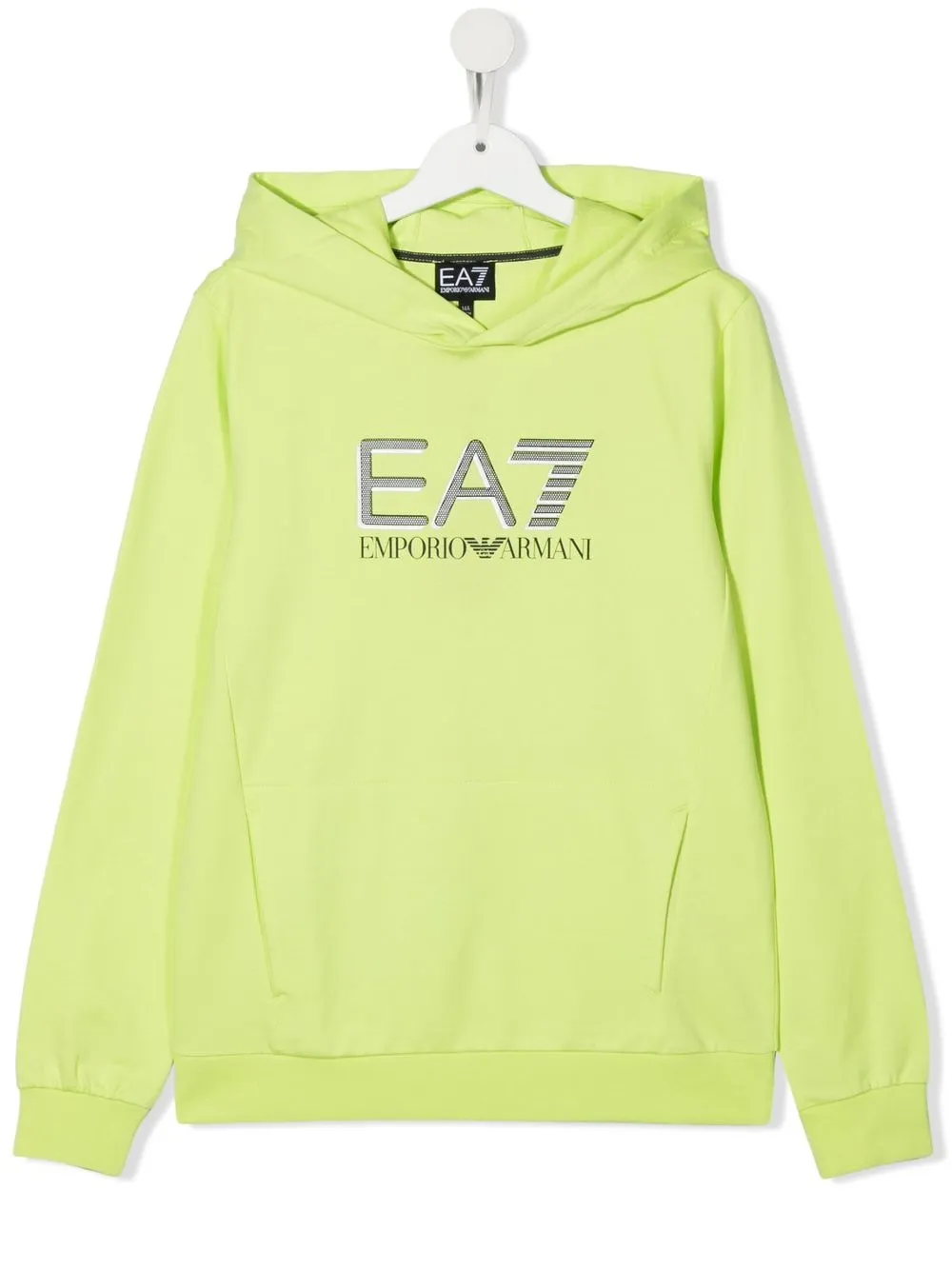 

Emporio Armani Kids hoodie con logo estampado - Verde