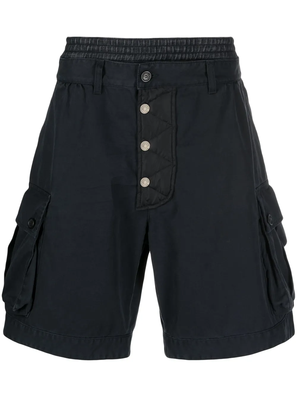 

Dsquared2 shorts cargo con pretina elástica - Negro