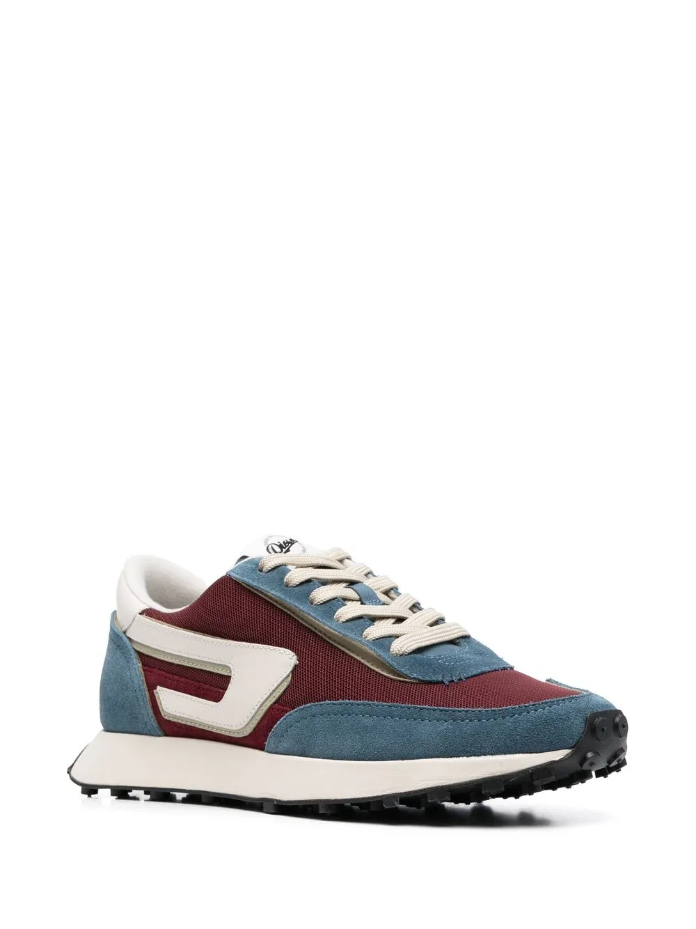  Diesel S-racer Panelled Low-top Sneakers - Red 