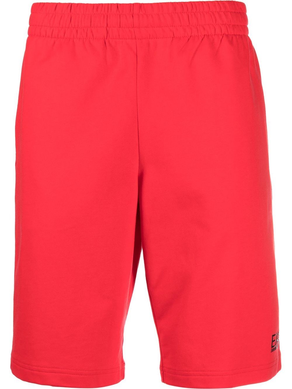 

Ea7 Emporio Armani shorts deportivos con logo estampado - Rojo