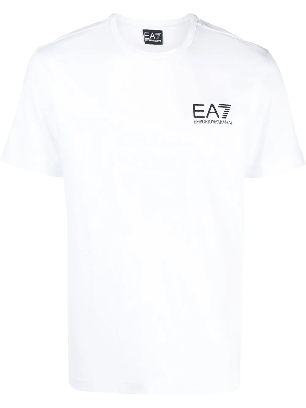 

Ea7 Emporio Armani playera con logo bordado - Blanco