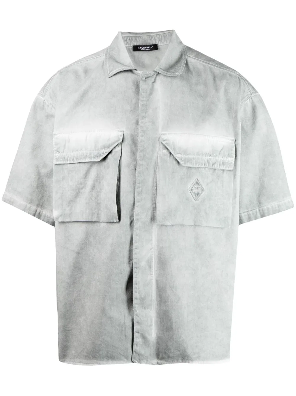 

A-COLD-WALL* camisa con efecto lavado - Gris