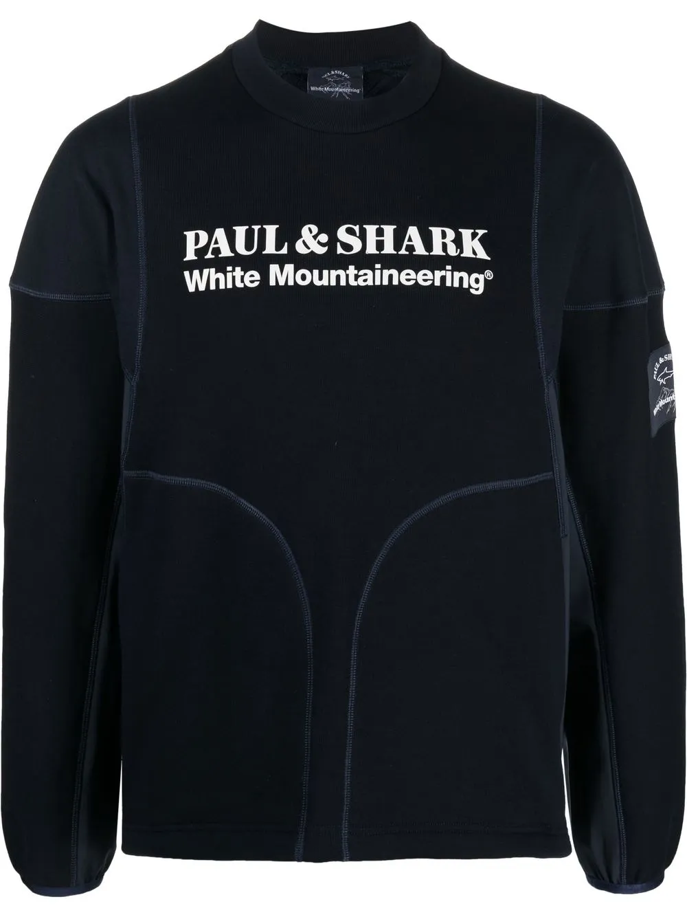 

Paul & Shark sudadera con logo estampado - Azul