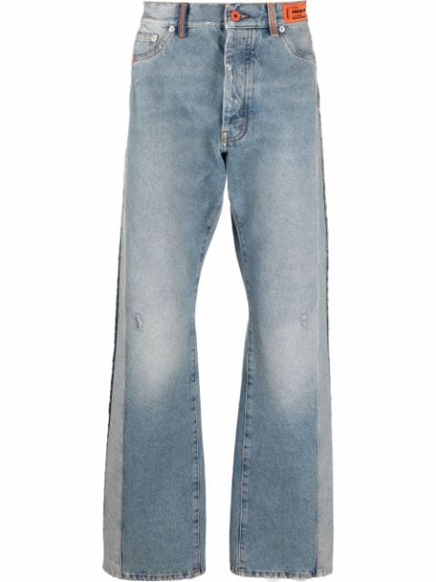 Heron Preston faded-effect bootcut jeans