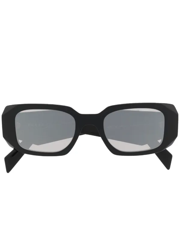 Prada Eyewear transparent-frame Logo Sunglasses - Farfetch