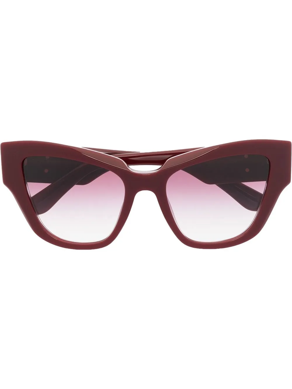 

Dolce & Gabbana Eyewear lentes de sol con armazón estilo mariposa - Rojo