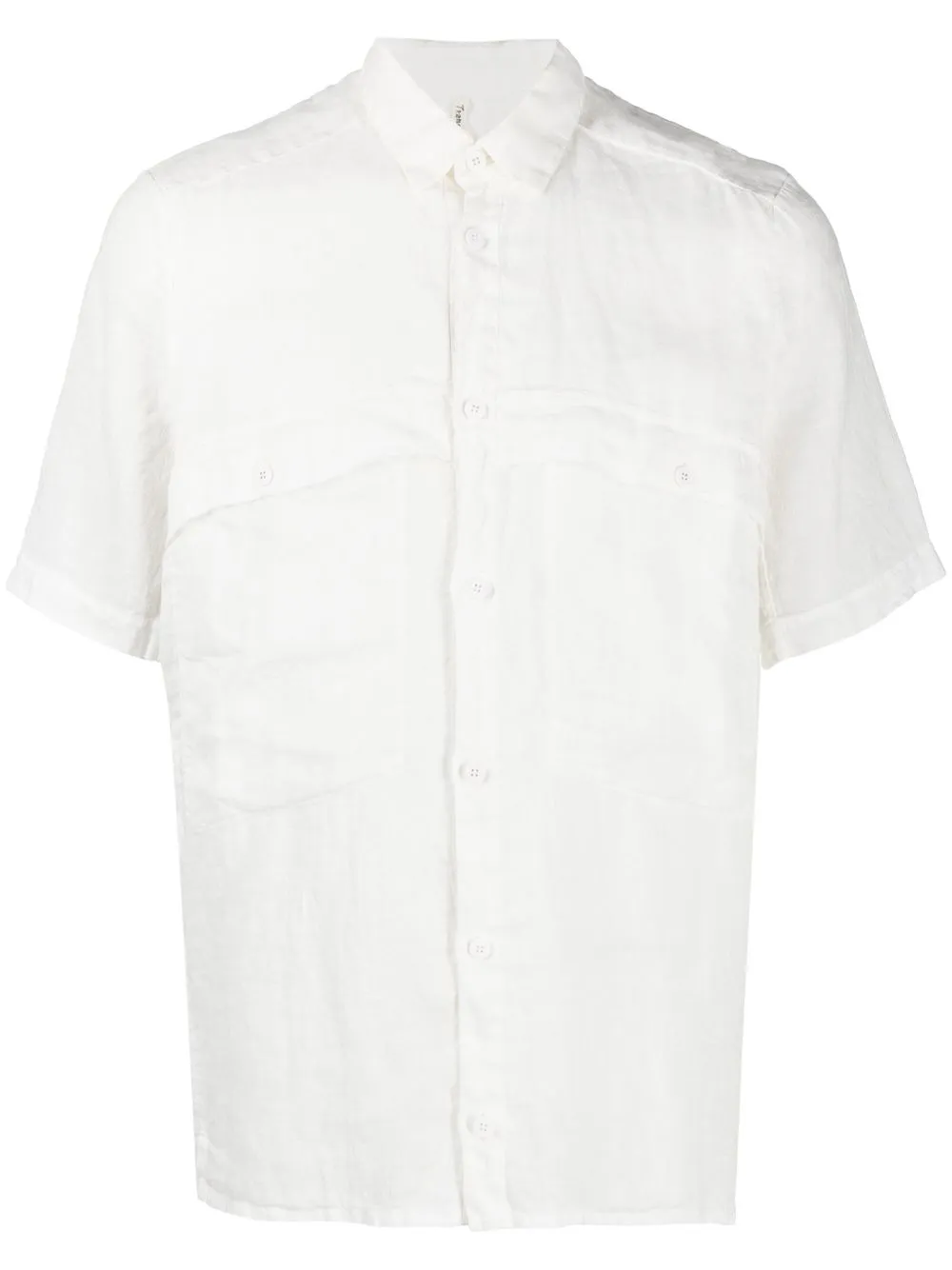 

Transit chest-pocket short-sleeve shirt - White