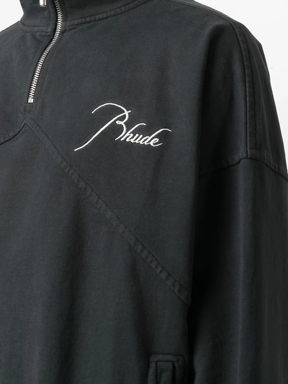 rhude half zip