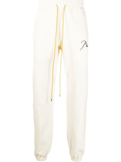 RHUDE logo-embroidered track pants