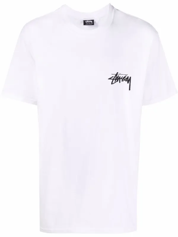 Stussy Camiseta Con Motivo De Logo y Dados - Farfetch