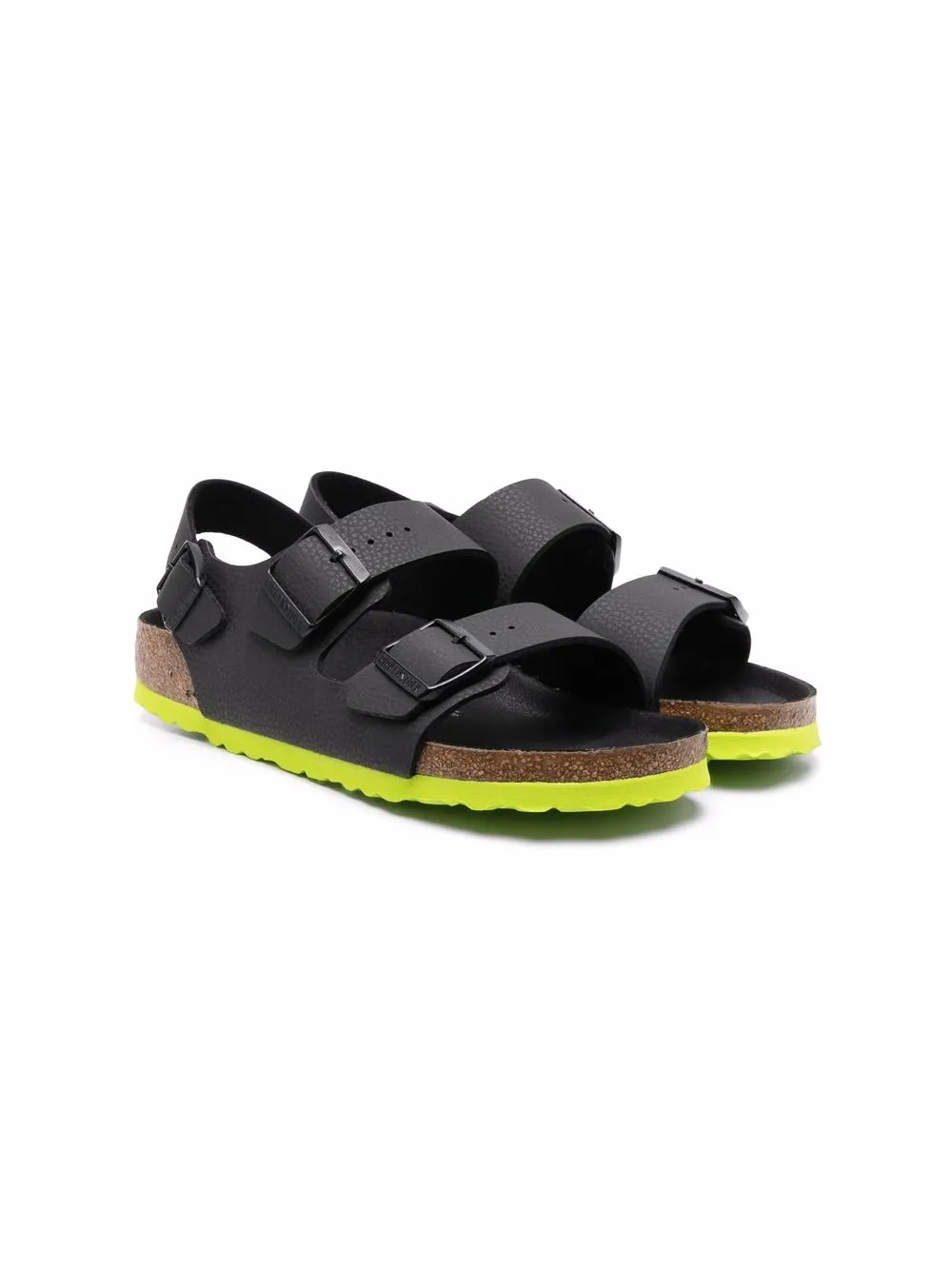 

Birkenstock Kids slingback buckle-fastened sandals - Black