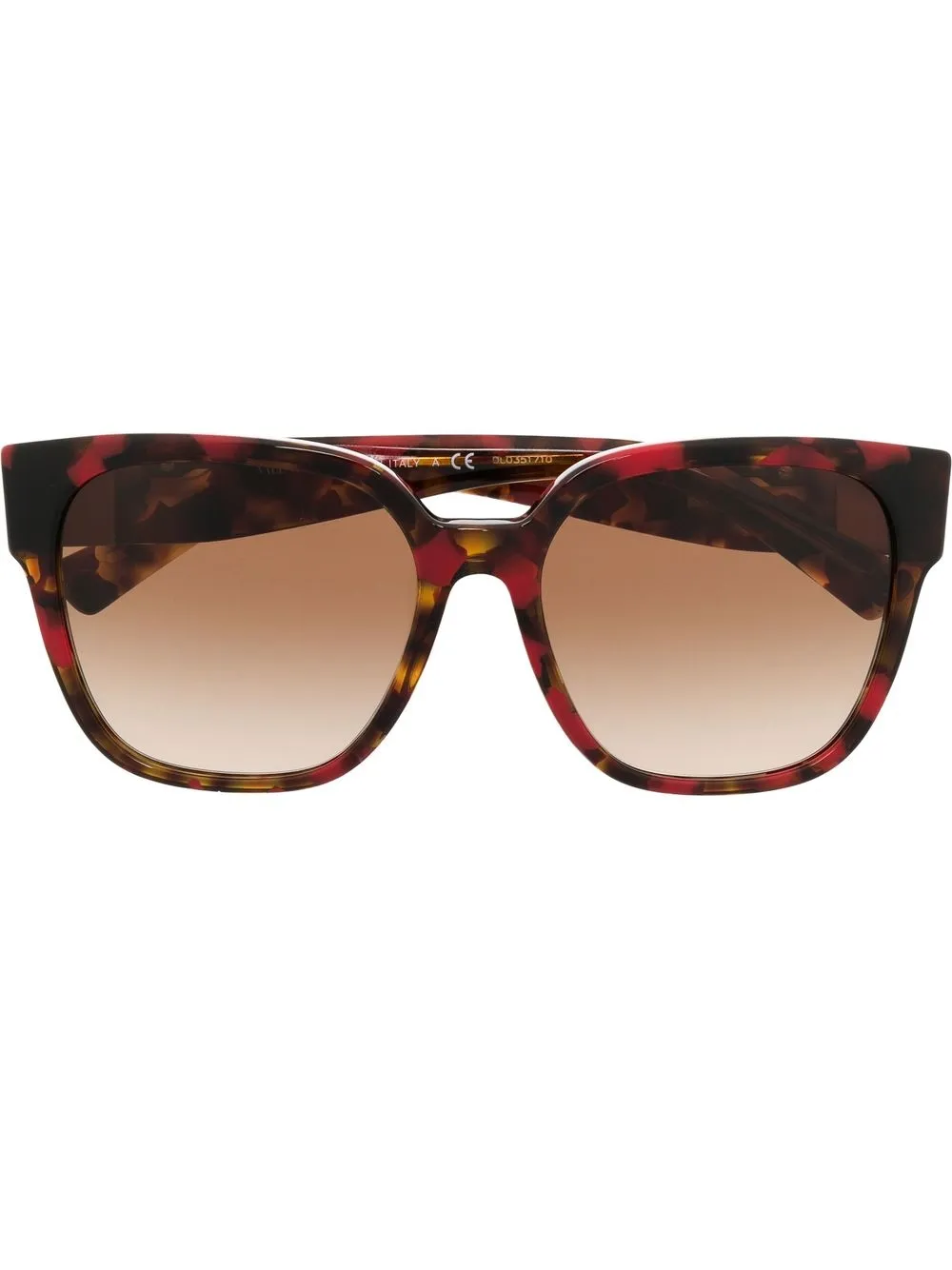 

Valentino Eyewear Roman Stud tortoiseshell square-frame sunglasses - 519413