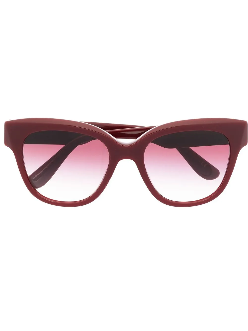 

Dolce & Gabbana Eyewear lentes de sol con armazón redonda - Rojo