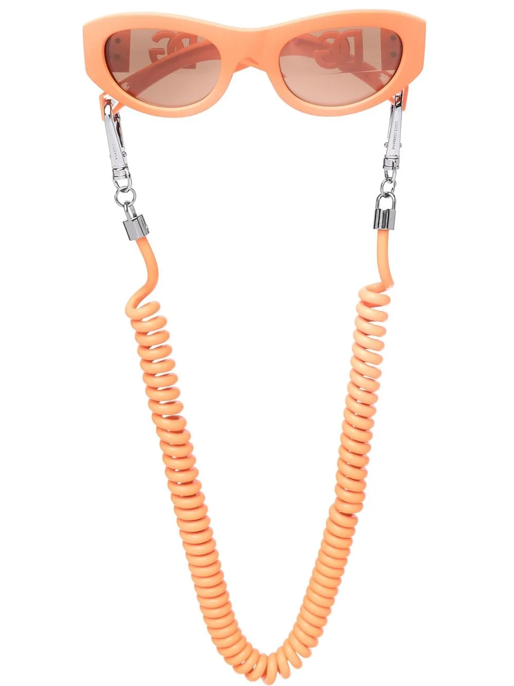 

Dolce & Gabbana Eyewear lentes de sol Reborn To Live con armazón rectangular - Naranja