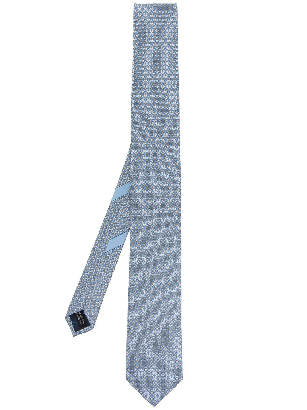 printed silk tie