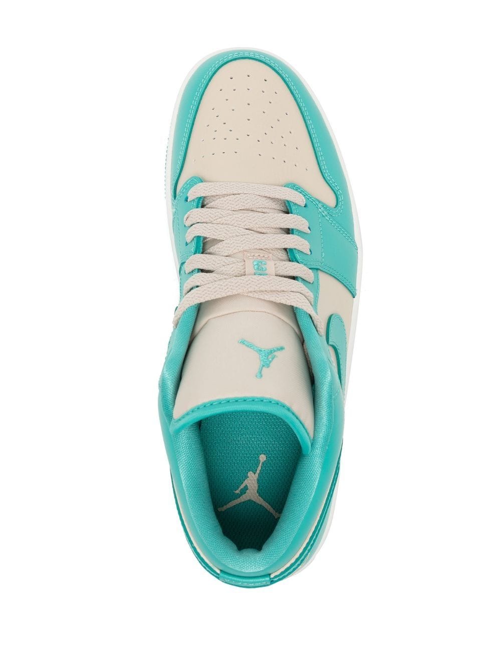 Shop Nike Air Jordan Low "sanddrift/washed Teal Sail" Sneakers In Green