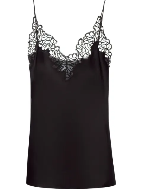 Stella McCartney lace-trim satin cami top