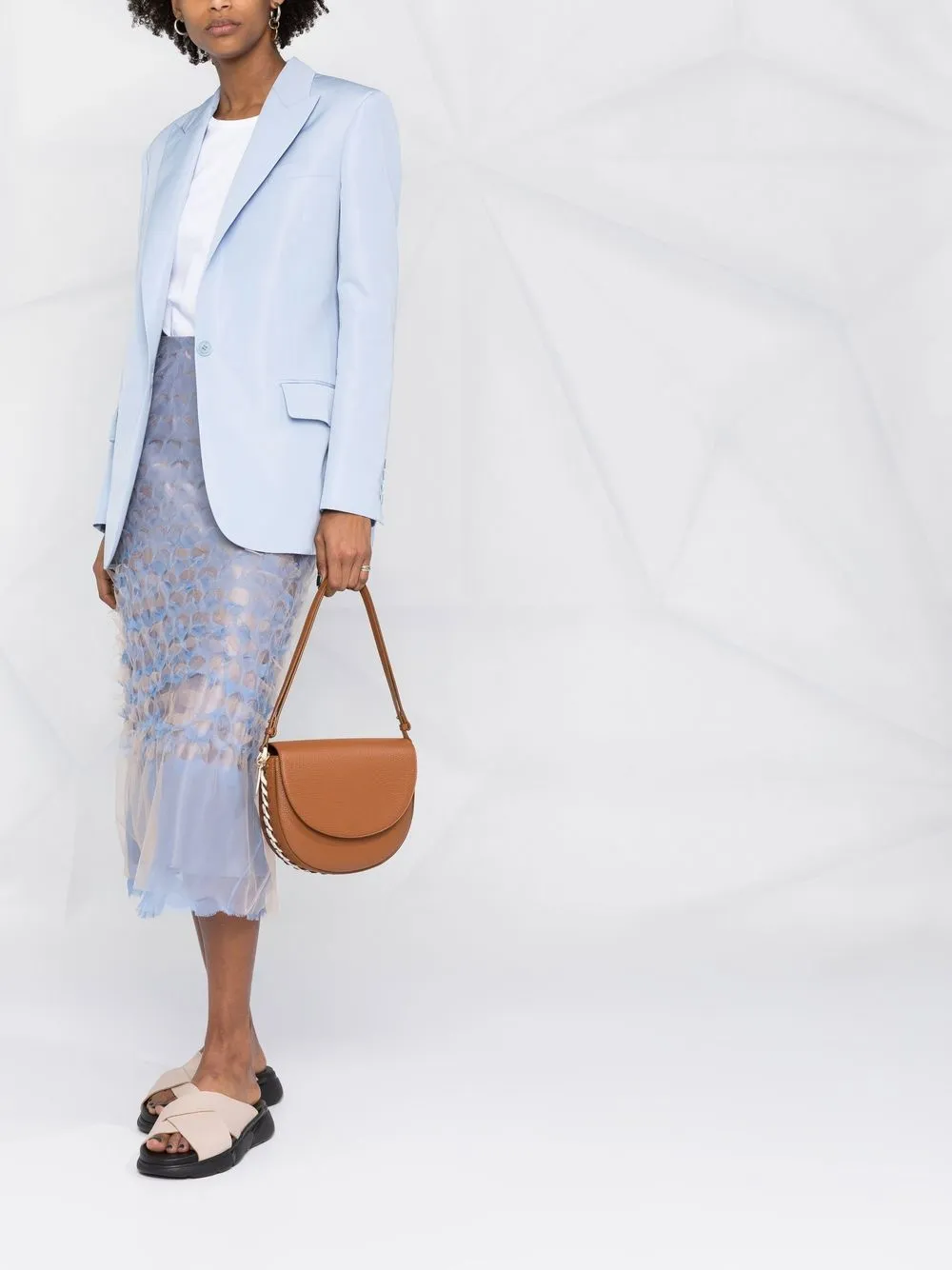 Stella McCartney medium Frayme flap shoulder bag | Image 2