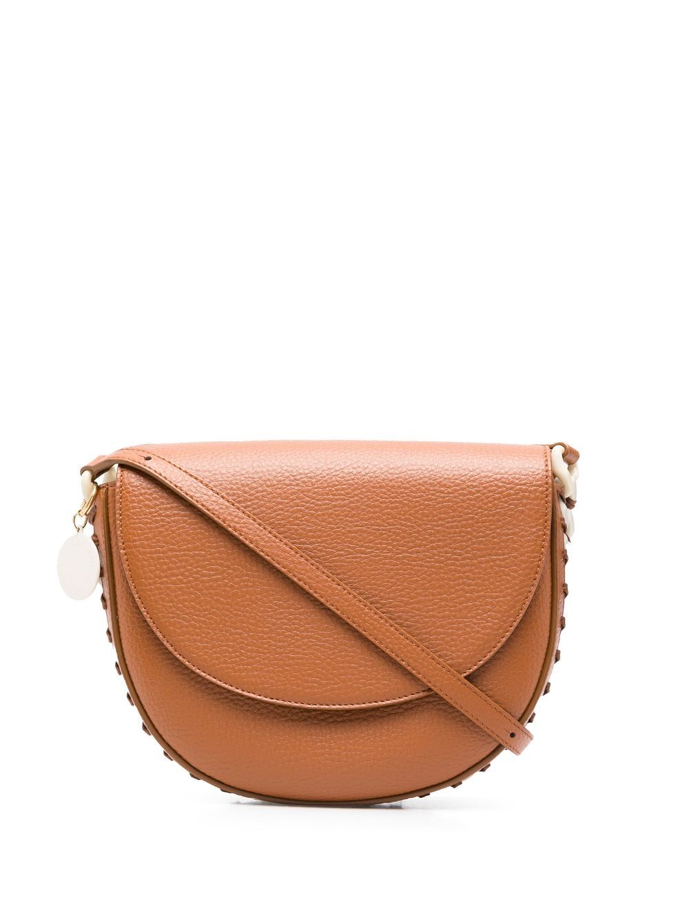 

Stella McCartney medium Frayme flap shoulder bag - Brown