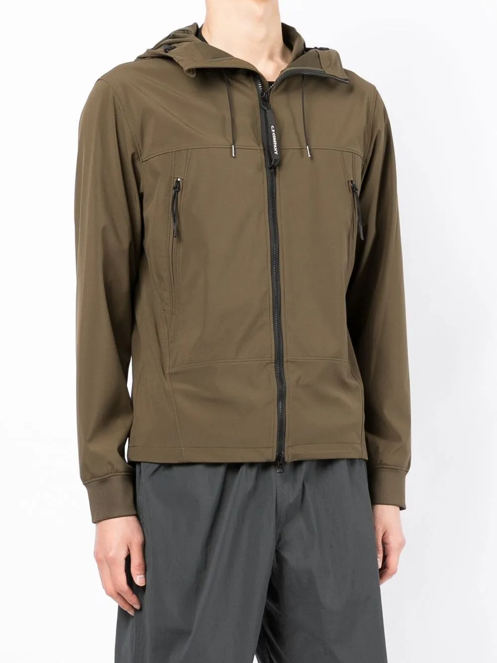 C.p. Company Long-sleeved Casual Jacket In Grün