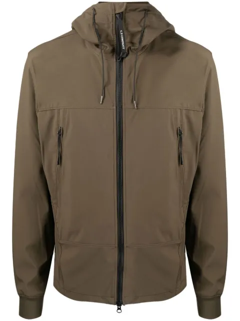 C.P. Company zip-pockets zip-up hooded jacket 