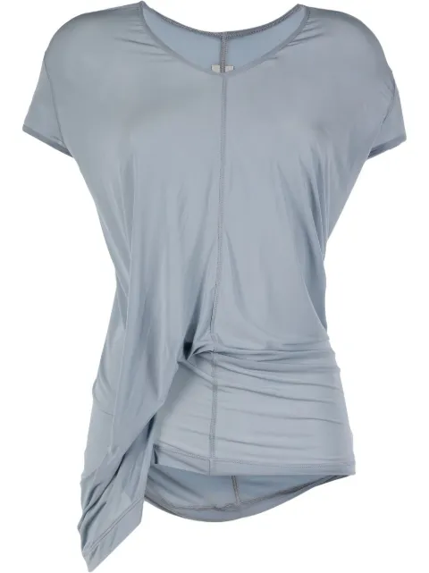 Rick Owens playera con cintura fruncida
