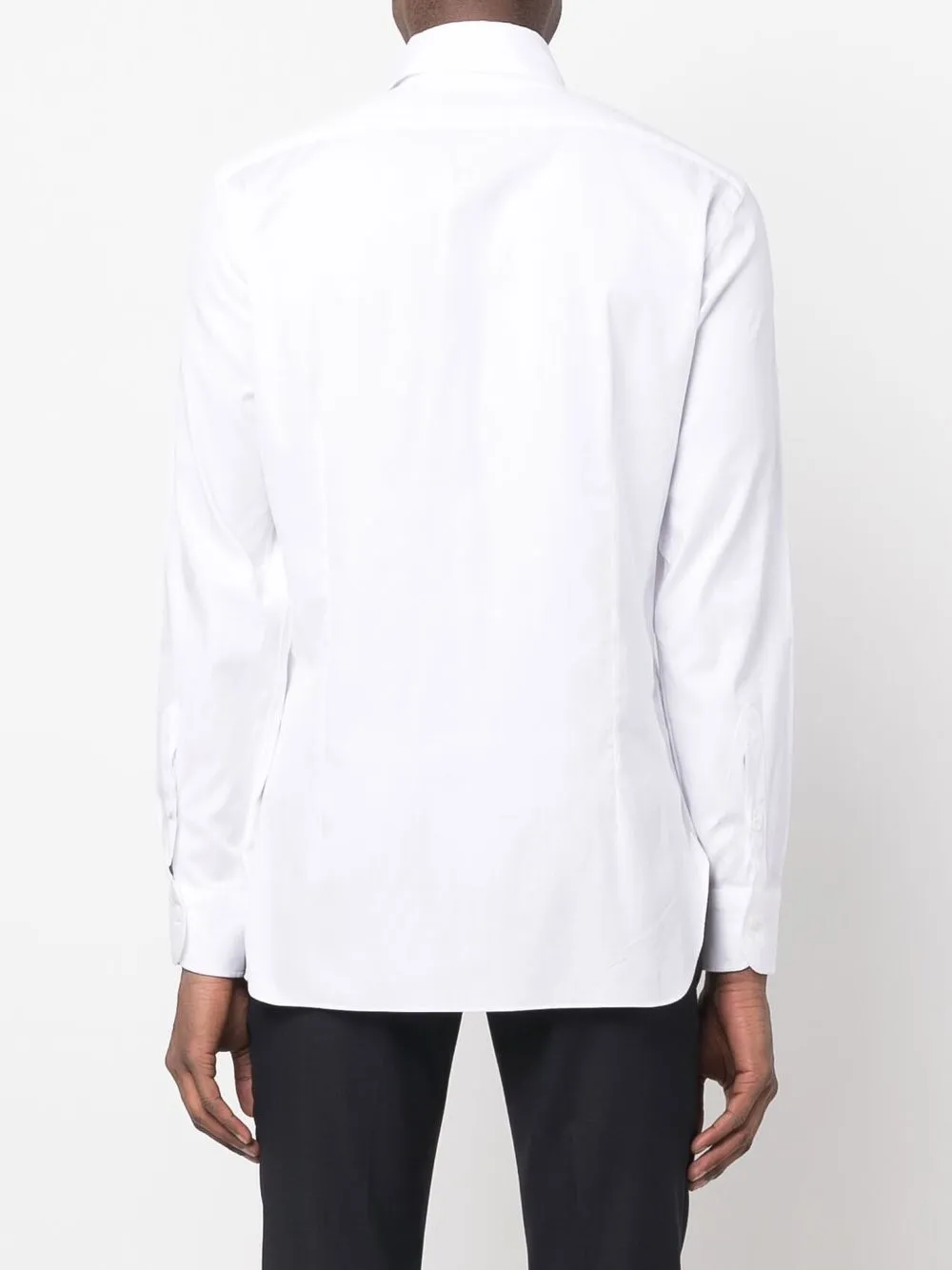 BARBA NAPOLI LONG-SLEEVE POPLIN SHIRT