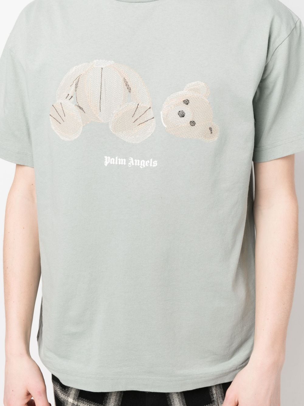 Palm Angels Teddy bear-print T-shirt - Farfetch