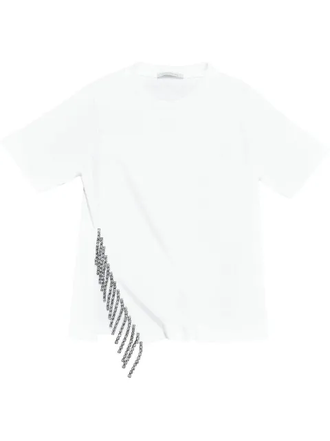 Christopher Kane crystal-embellished Cupchain T-shirt