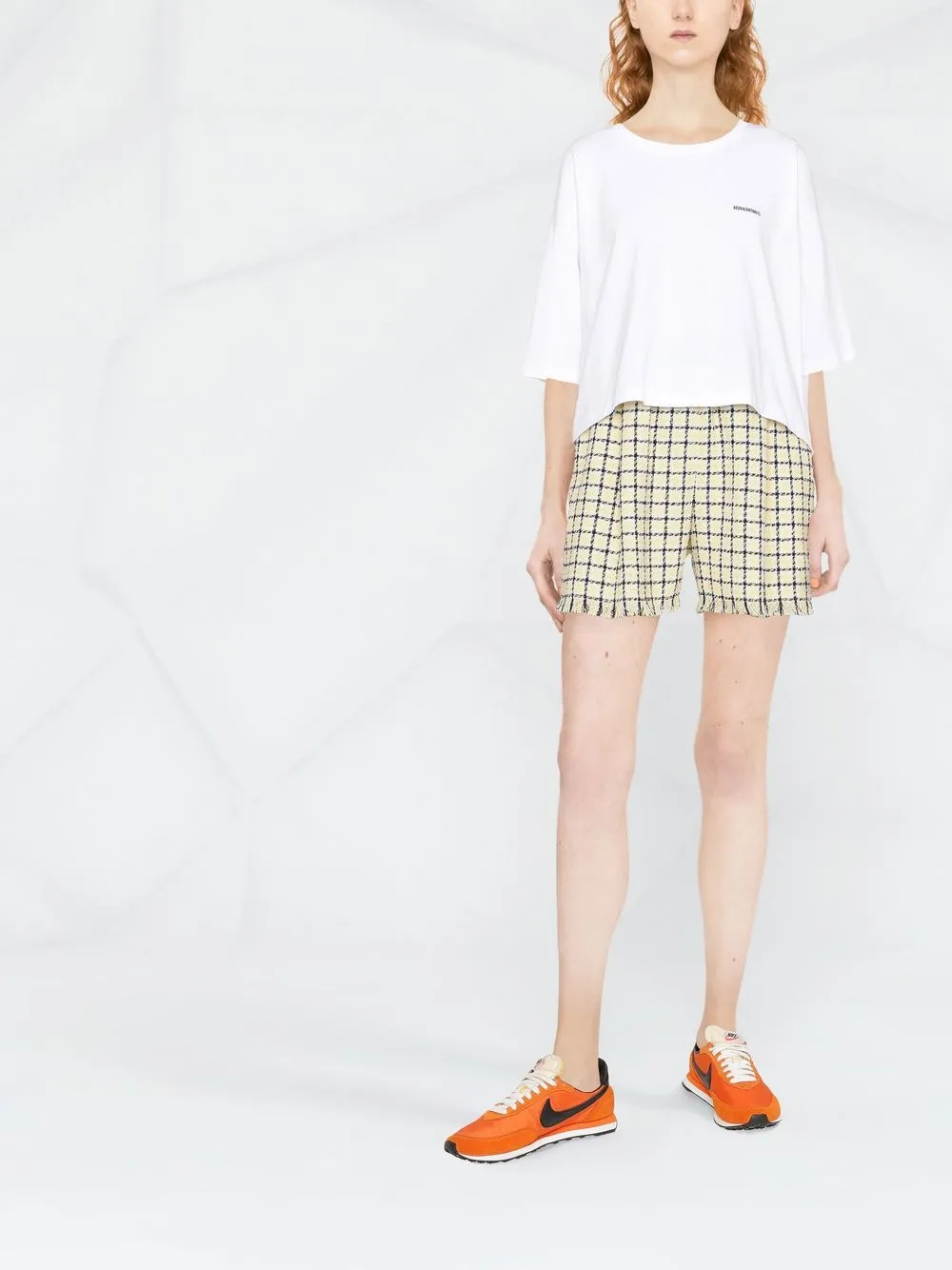 RED Valentino T-shirt met logoprint - Wit