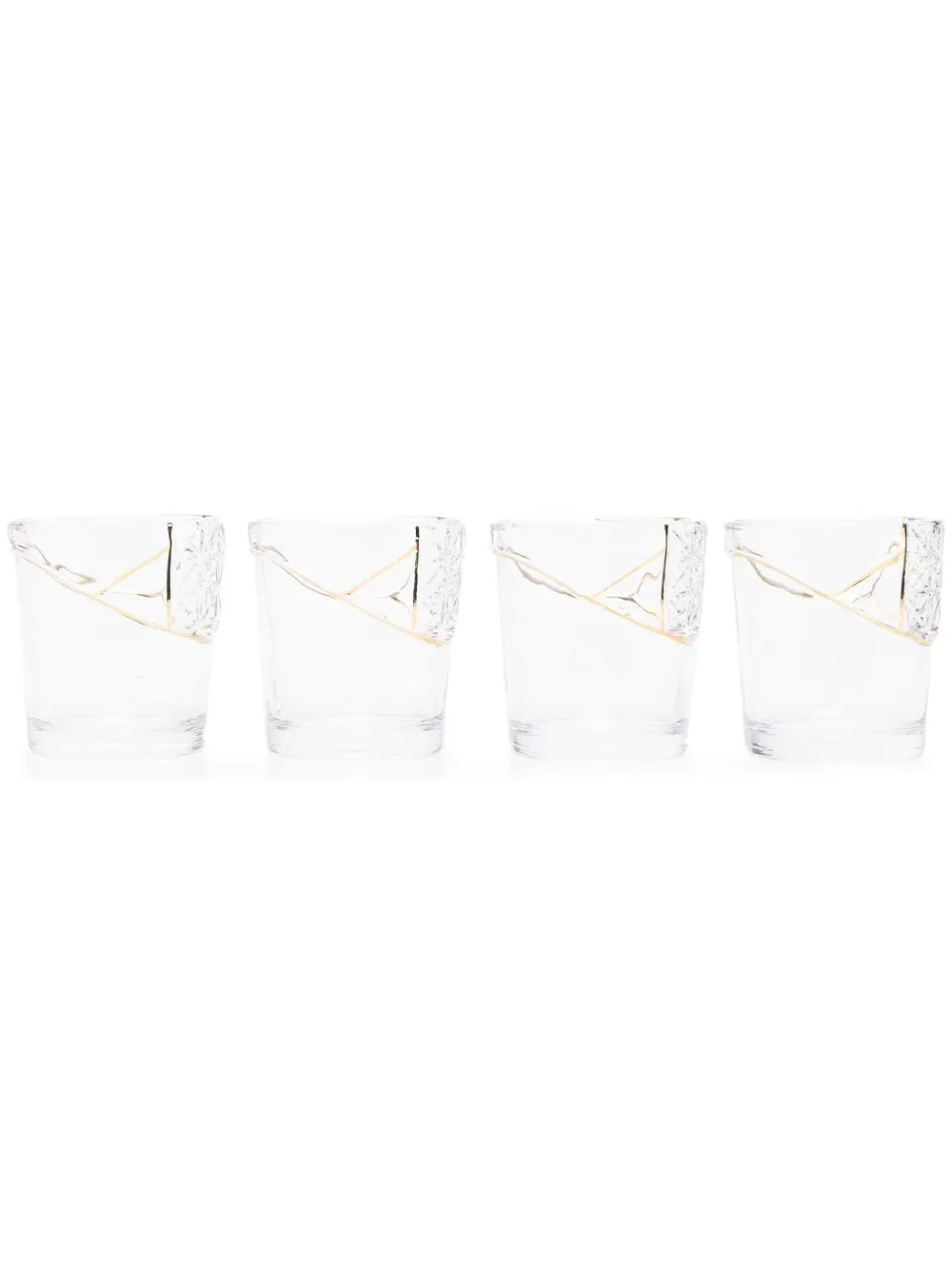 Seletti Set van vier glazen - Beige