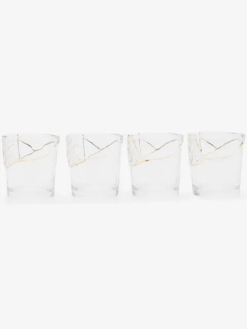 Seletti Bicchieri Kintsugi glasses (set of four)