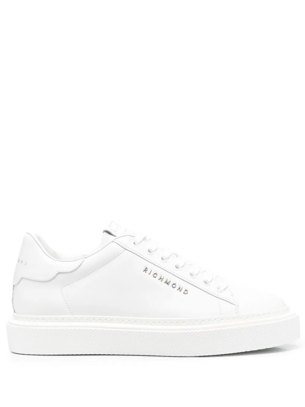 

John Richmond tenis con logo lateral - Blanco