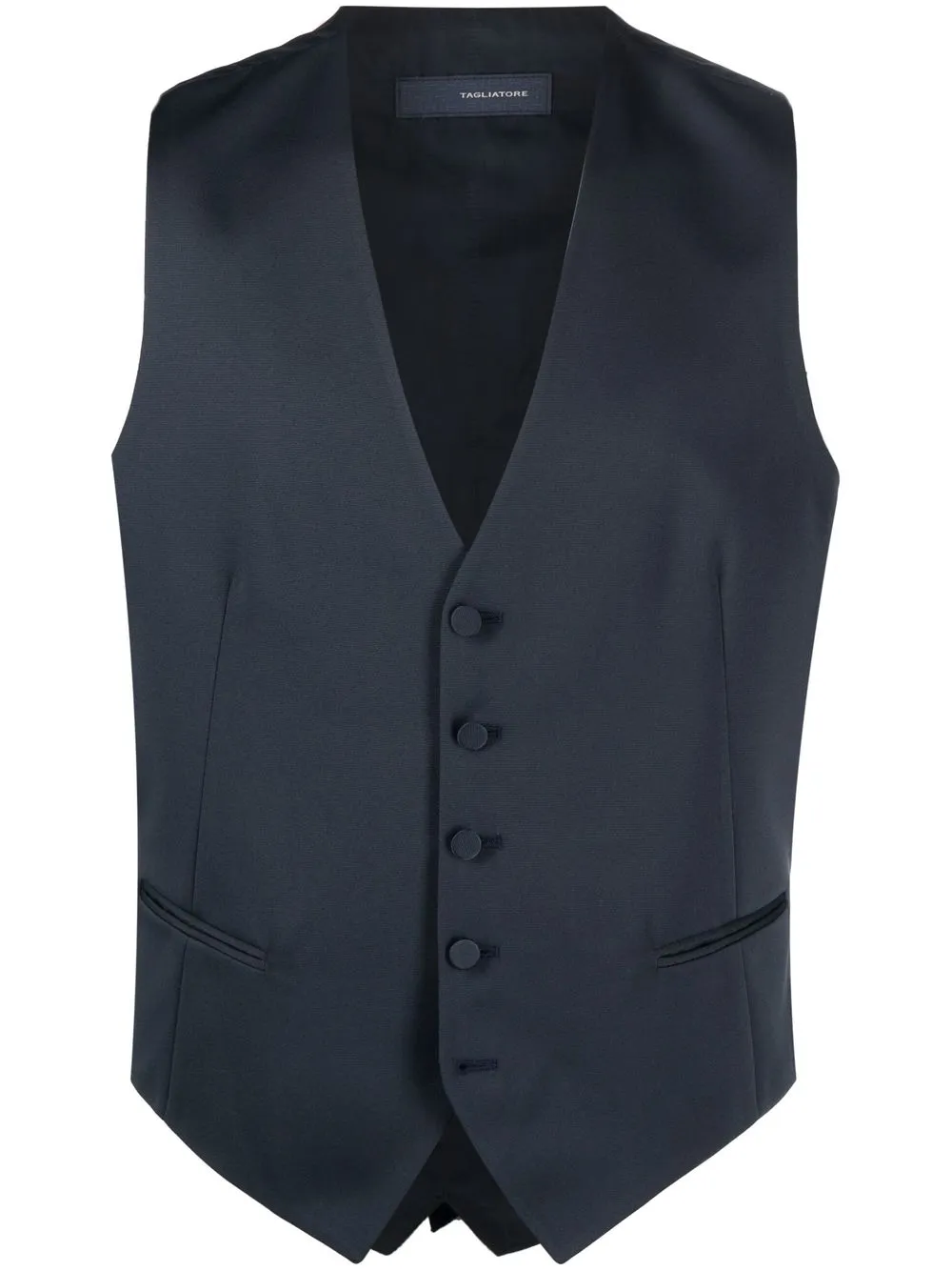 

Tagliatore tailored V-neck vest - Blue