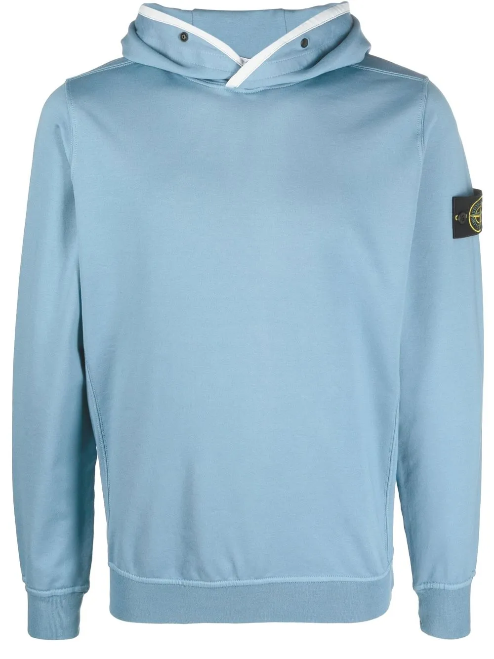 

Stone Island hoodie con parche del logo - Azul